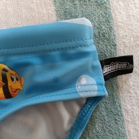 NWOT AUSSIE BUM SWIM BRIEF, OCEAN BLUE, SIZE "S" (30"-32") - Picture 3 of 8